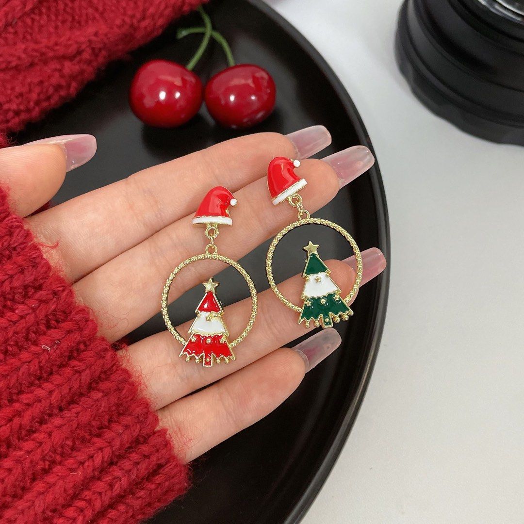 Christmas Earring Women s Fashion Jewelry Organisers Earrings