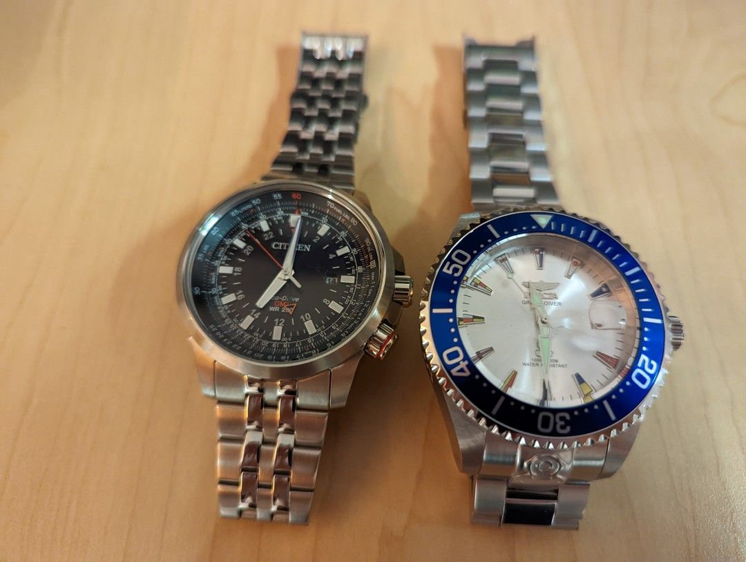 Citizen Eco Drive GMT Invicta Grand Diver Carousell