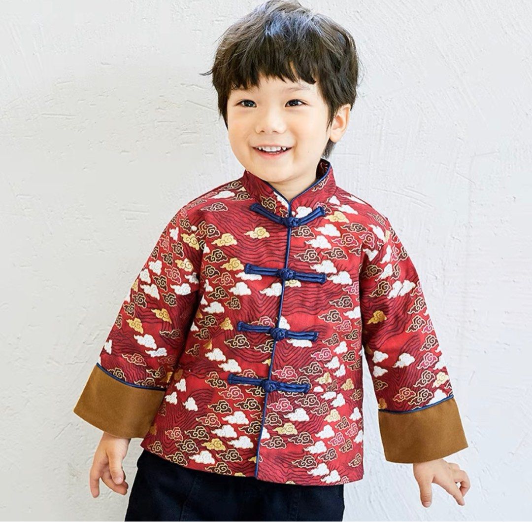 CNY boy premium quality cheongsam clothes chinese costume ethnicwear wedding formal