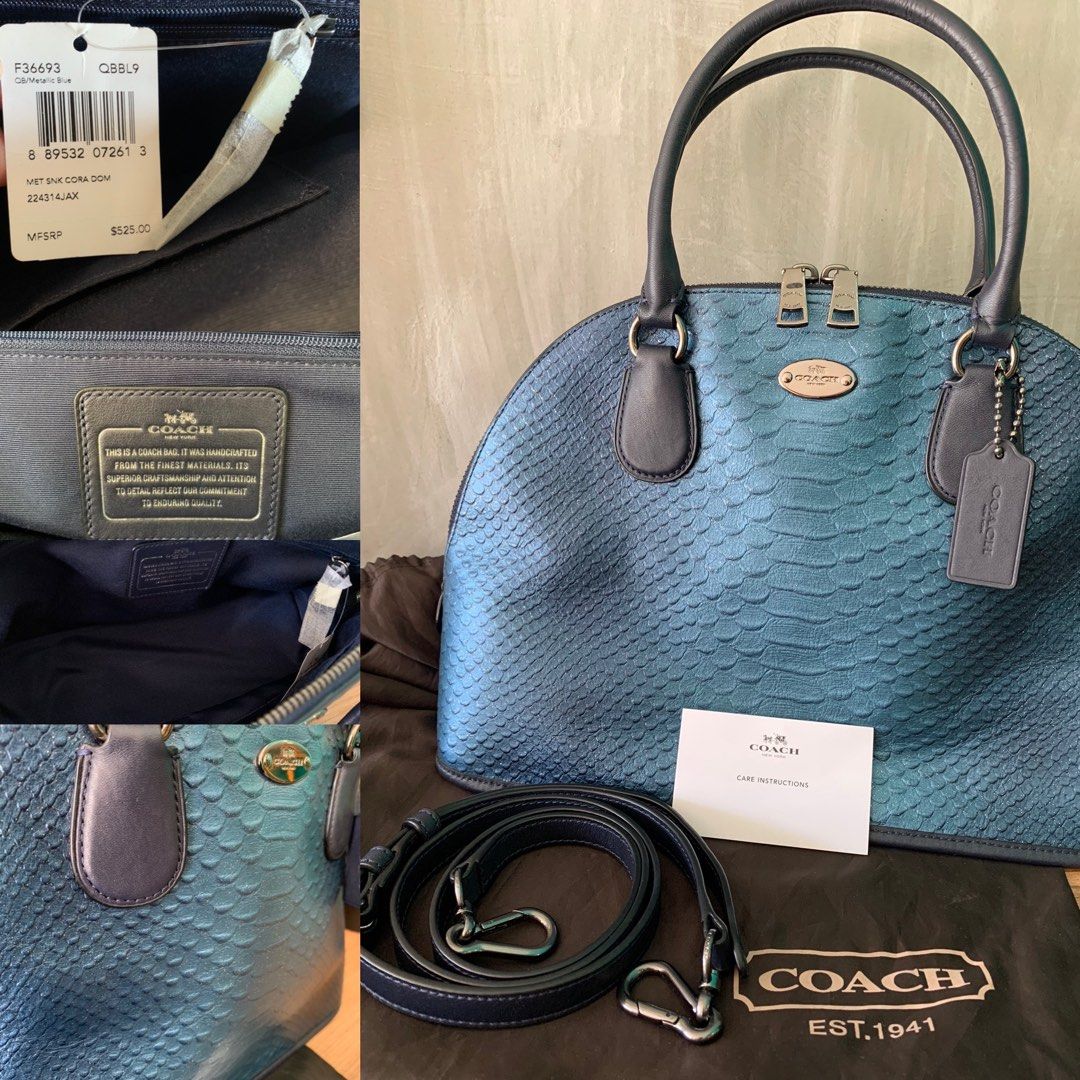 Coach Dome Bag in Coach Leather (Authentic), Women's Fashion, Bags &  Wallets, Cross-body Bags on Carousell