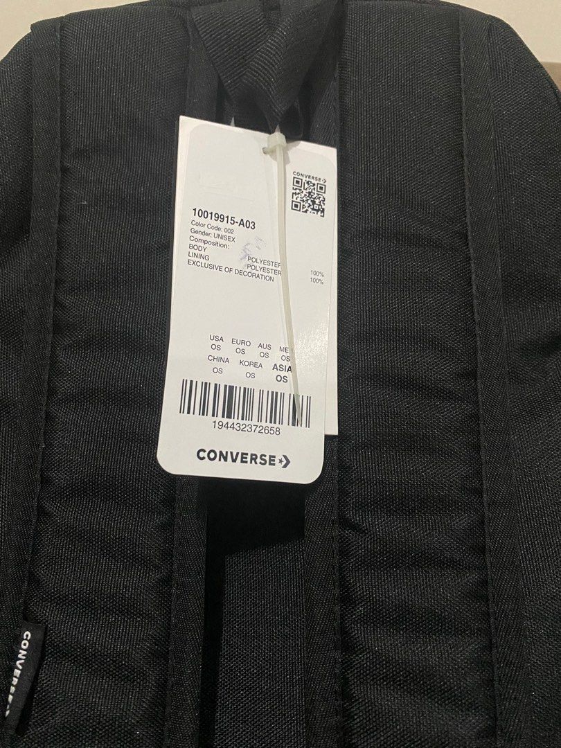 Converse backpack (Category: Backpacks) located in Cainta. Submitted by saelselore (Listing ID 1196774623, Image 3). Description: Payday sale ‼️ for only 950 .