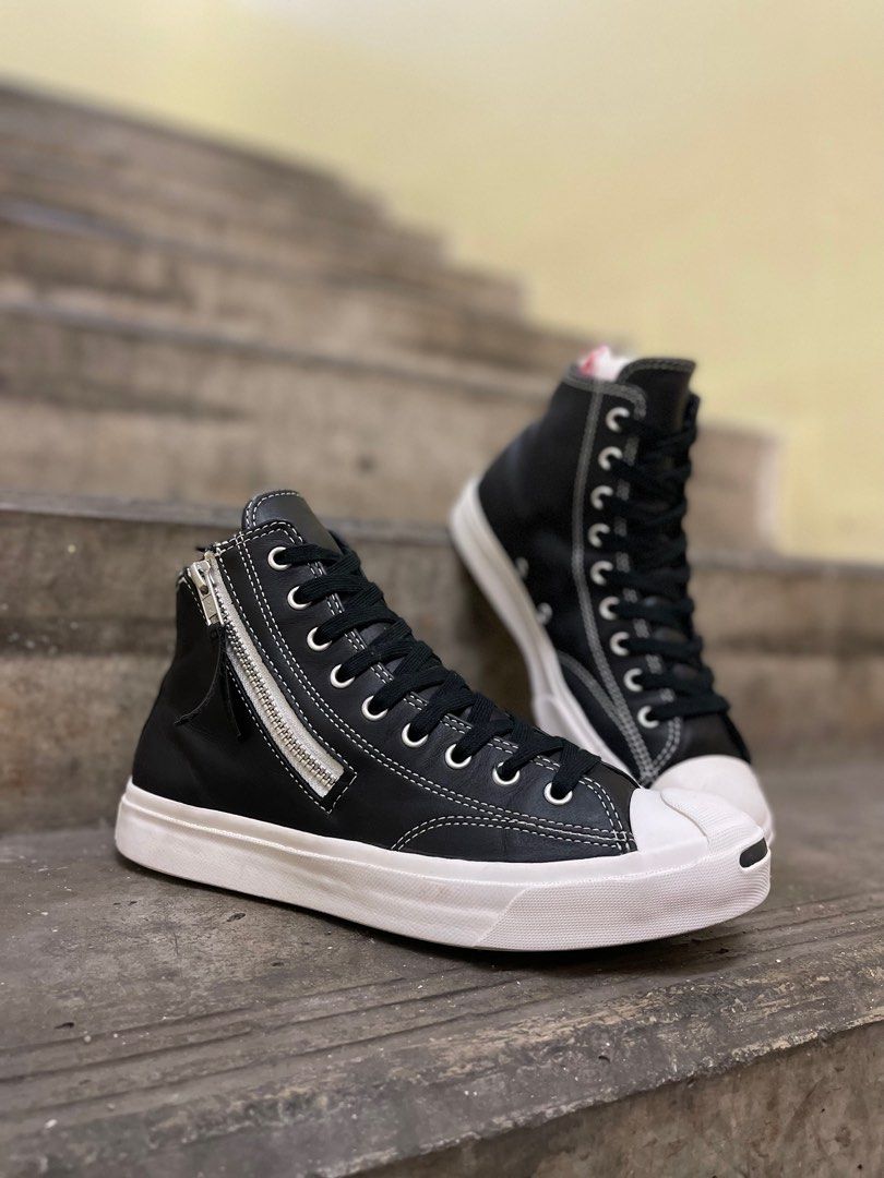Converse jack purcell store zipper high