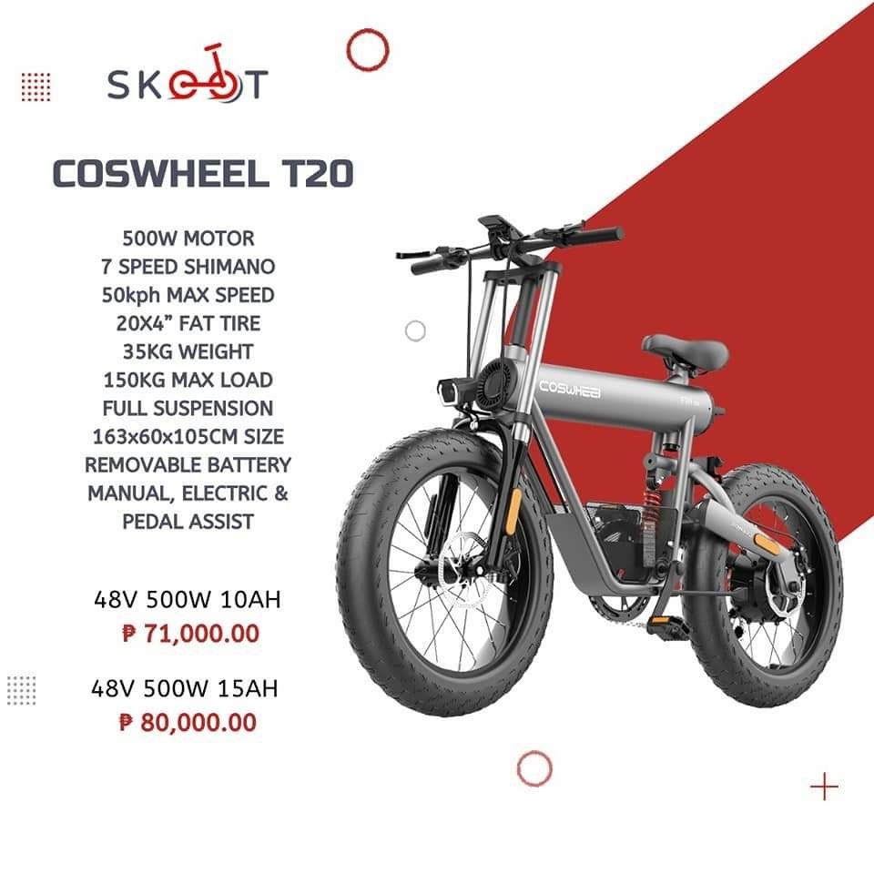 coswheel t20 specs