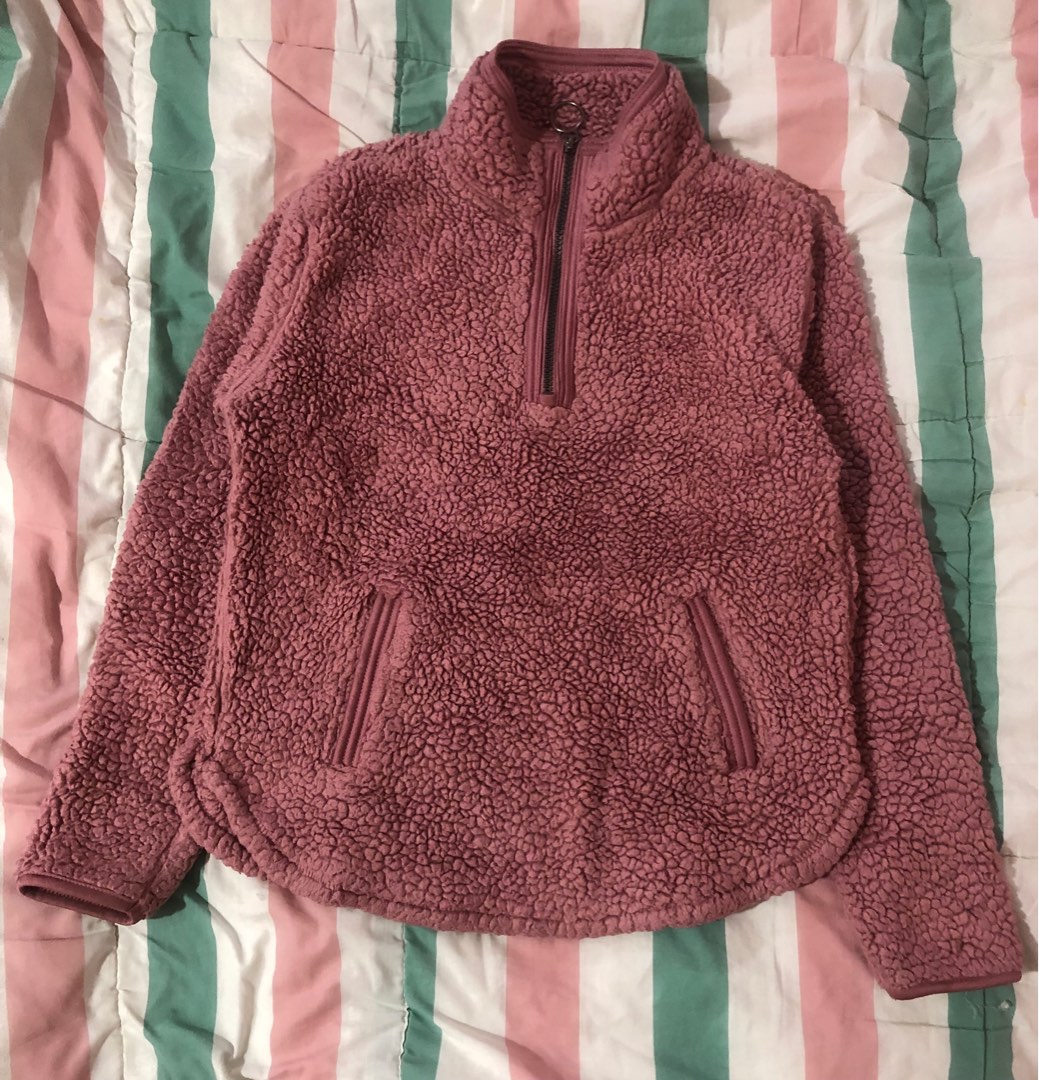 Cuddly online sherpa pullover