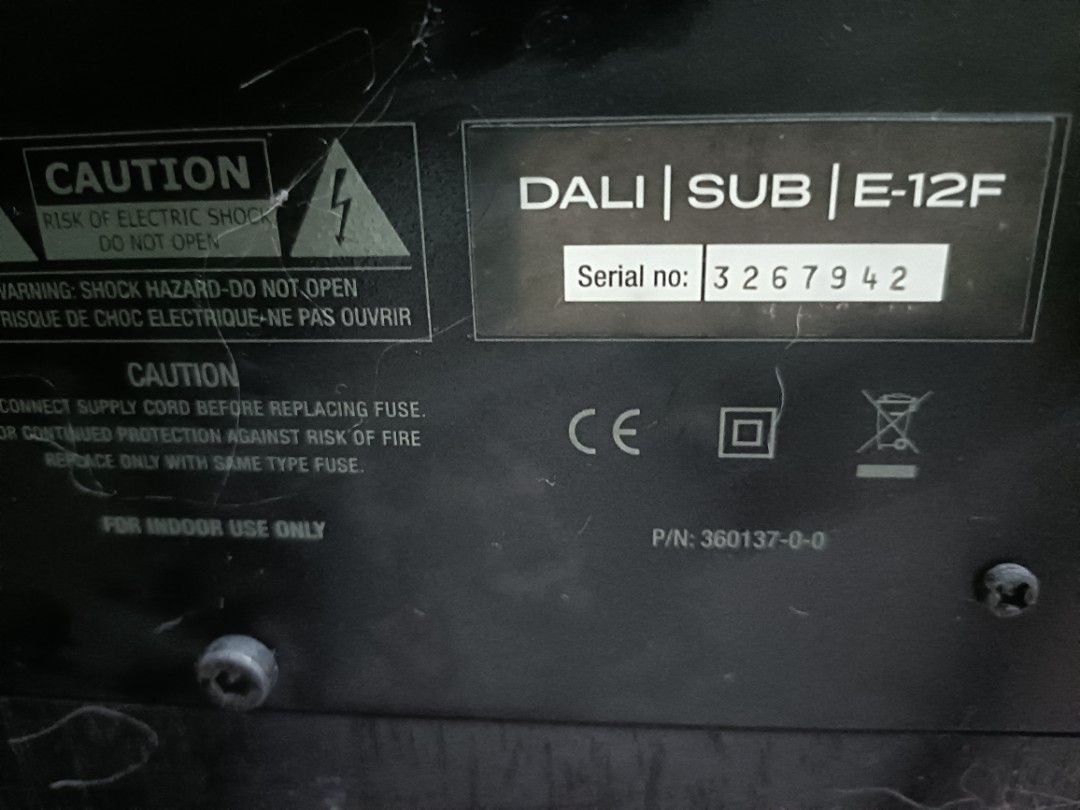 Dali SUB woofer, Audio, Soundbars, Speakers & Amplifiers on Carousell