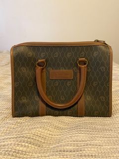 Dior Vintage Honeycomb Boston Bag