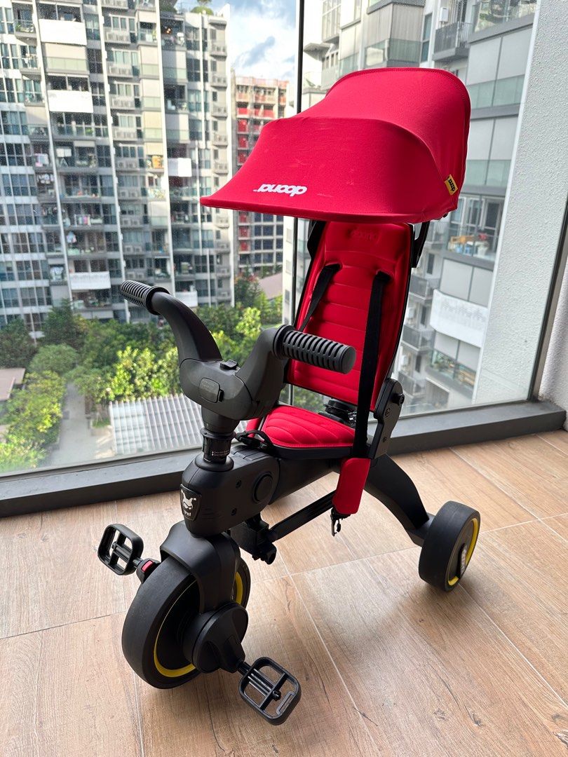 Doona Liki Trike S1 Flame Red, Babies & Kids, Going Out, Strollers on Carousell