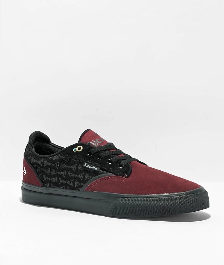 Red sales skate shoes