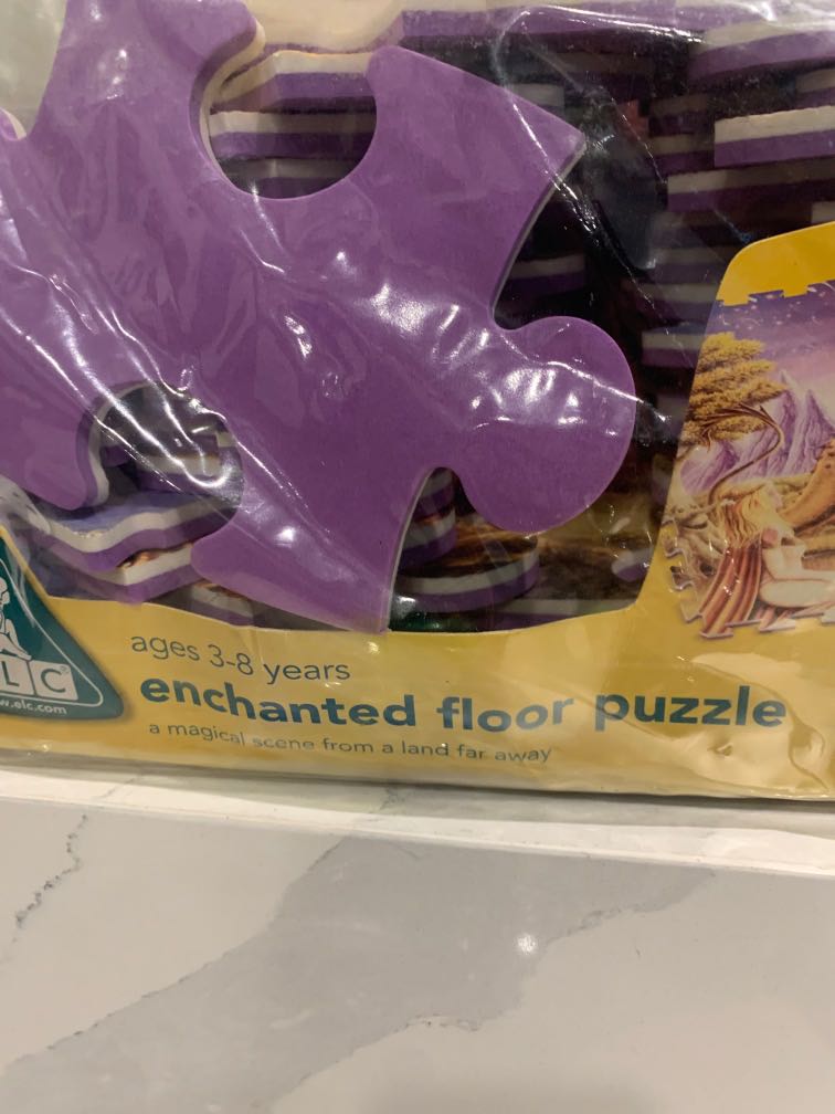 Enchanted floor puzzle ELC brand, Hobbies & Toys, Toys & Games on Carousell