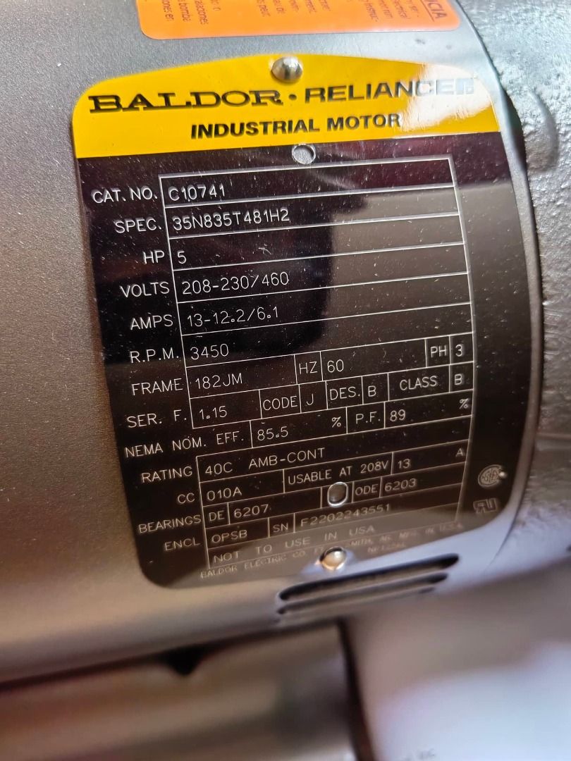 End Suction Centrifugal Pump (Category: Construction Tools & Equipment) located in Manila. Submitted by 09150361920ronvillaflor (Listing ID 1196668240, Image 2). Description: End Suction Centrifugal Pump Brand: Goulds Baldor Motor 5HP 220V/60Hz, Three Phase Price: 60,200.00 Welcome to "Takezo Industrial Supply" For inquiries GLOBE:📞 ☎ 0915-036-1920 VIBER:📞 ☎ 0915-036-1920 Email me@ 📫 📑 r-o-n-.-t-a-k-e-z-o-i-n-d-u-s-t-r-i-a-l-@-g-m-a-i-l-.-c-o