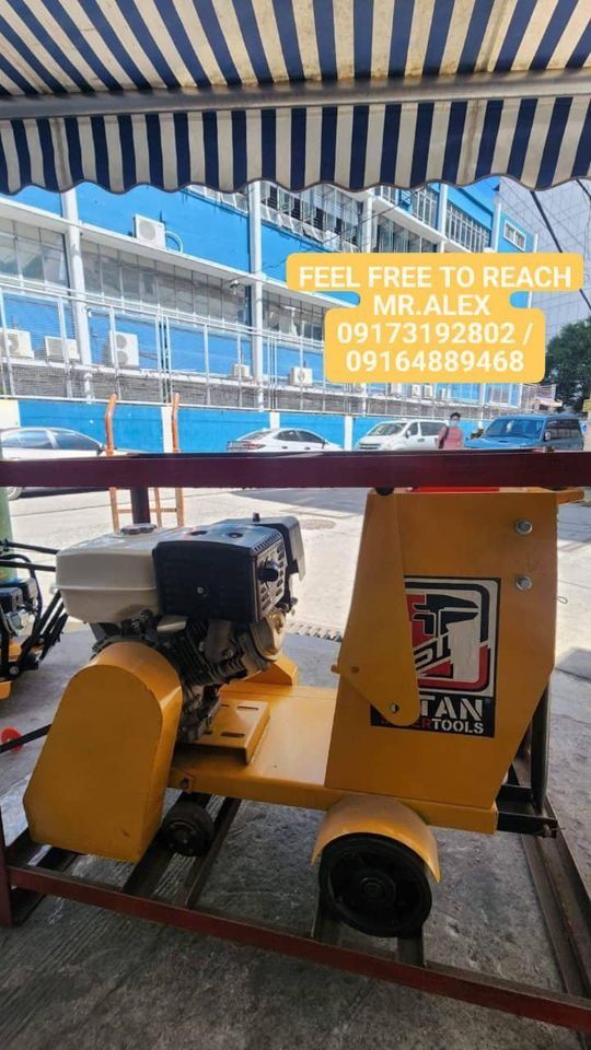 Engine Driven Concrete Cutter Specs: 7.5HP Gasoline Engine, Commercial ...