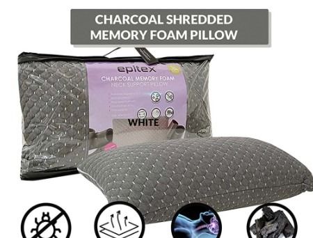 Epitex charcoal 2025 memory foam