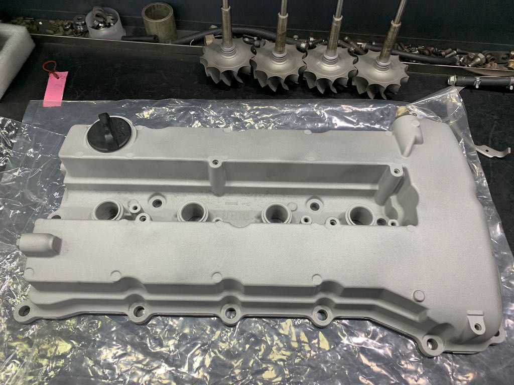 Evo x valve cover (sand blasted), Car Accessories, Accessories on Carousell
