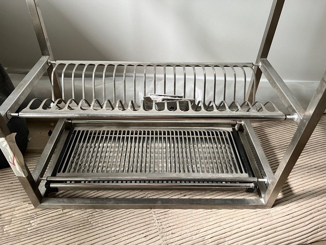 Excel ceiling mounted dish rack, Furniture & Home Living, Bathroom