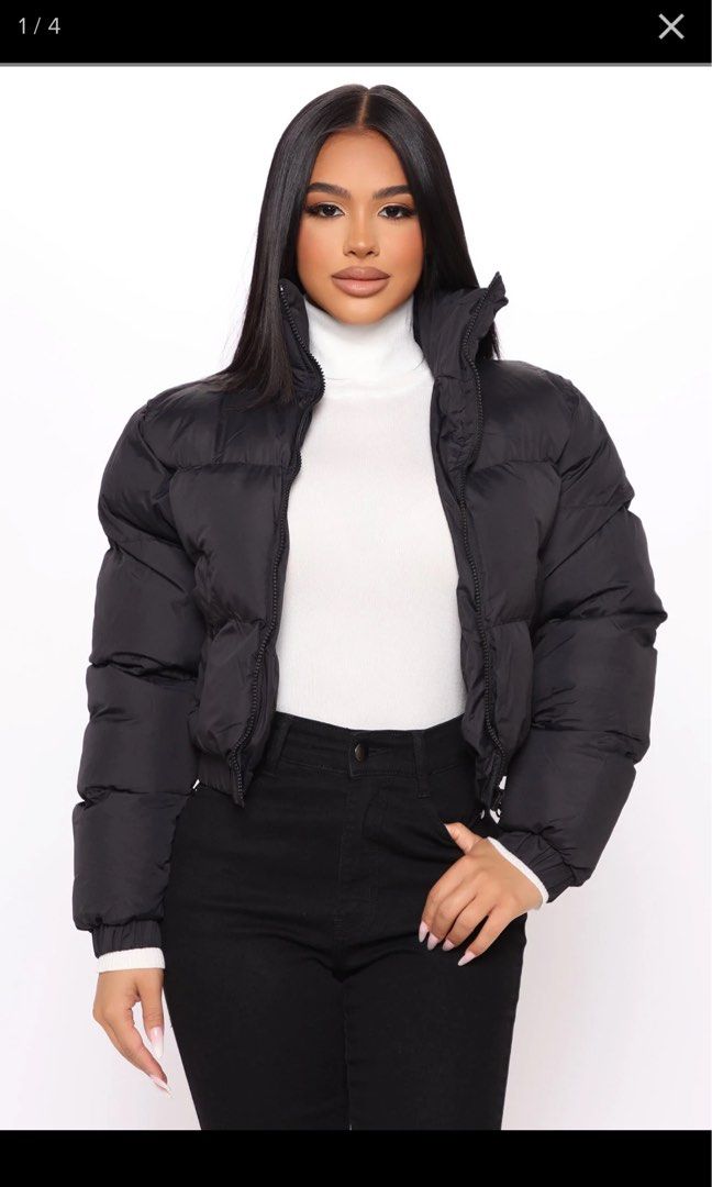 Fashion nova puffer jacket sales