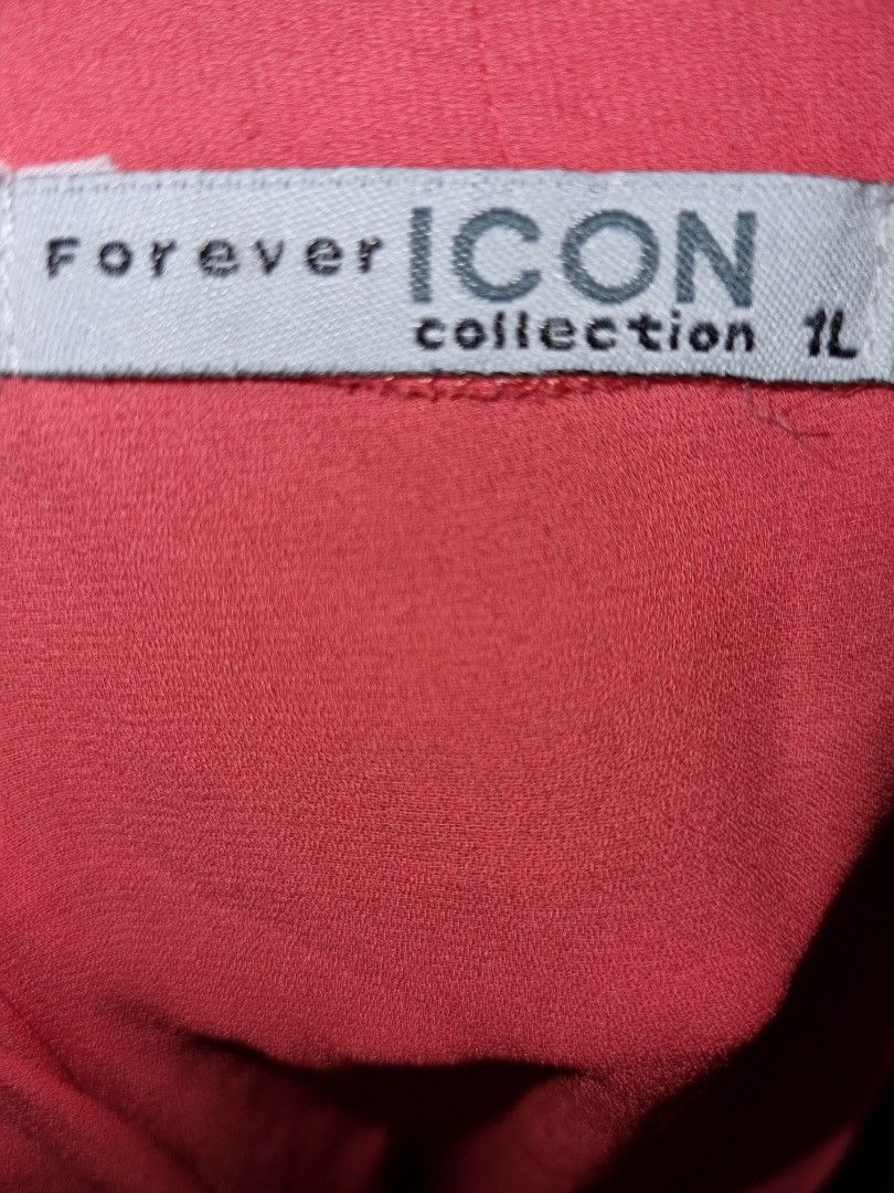 Forever Icon Collection SM Department Store Plus Size Orange Blouse 1L ...
