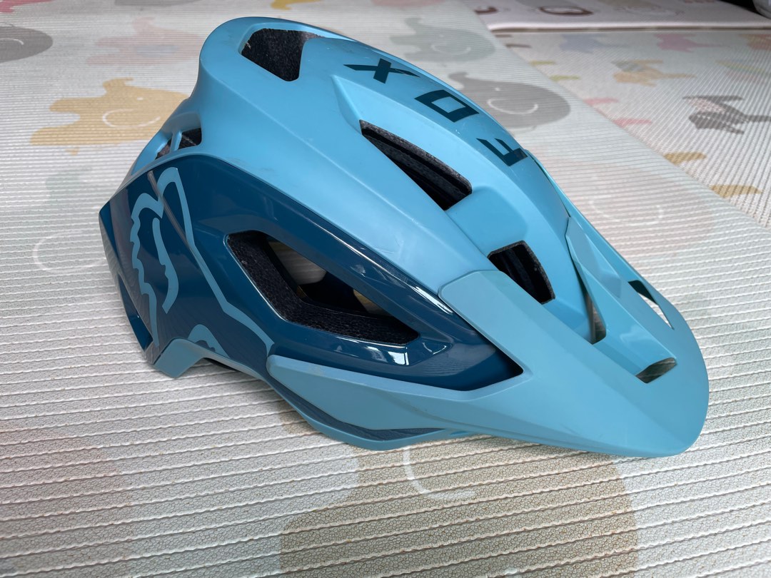 Fox Racing Speedframe Pro MTB Helmet MIPS Sulphur Blue L Size