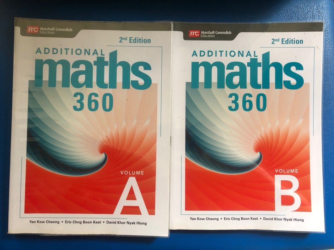 FREE NOTES TYS Additional Maths 360 volume A & B Marshall cavendish ...