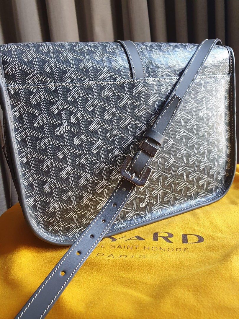 Goyard Belvedere MM Bag-Bordeaux, Luxury, Bags & Wallets on Carousell