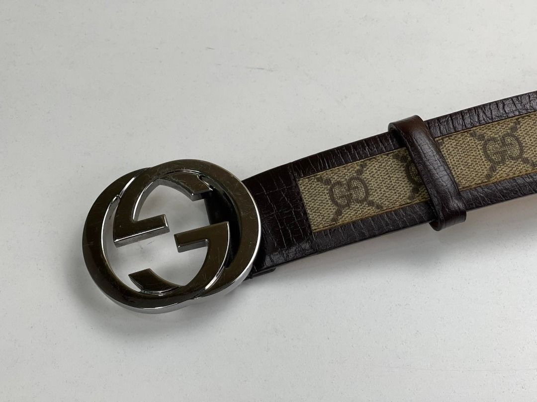 GUCCI 142930 MONOGRAM INTERLOCKING G BELT