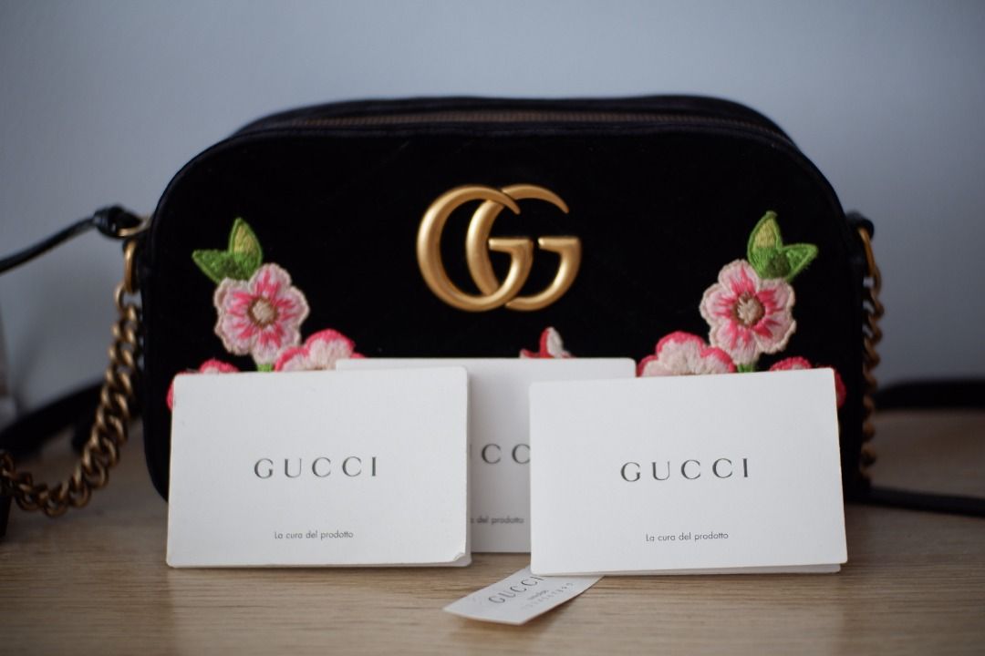 Gucci Marmont Small Velvet Bambi Limited Edition