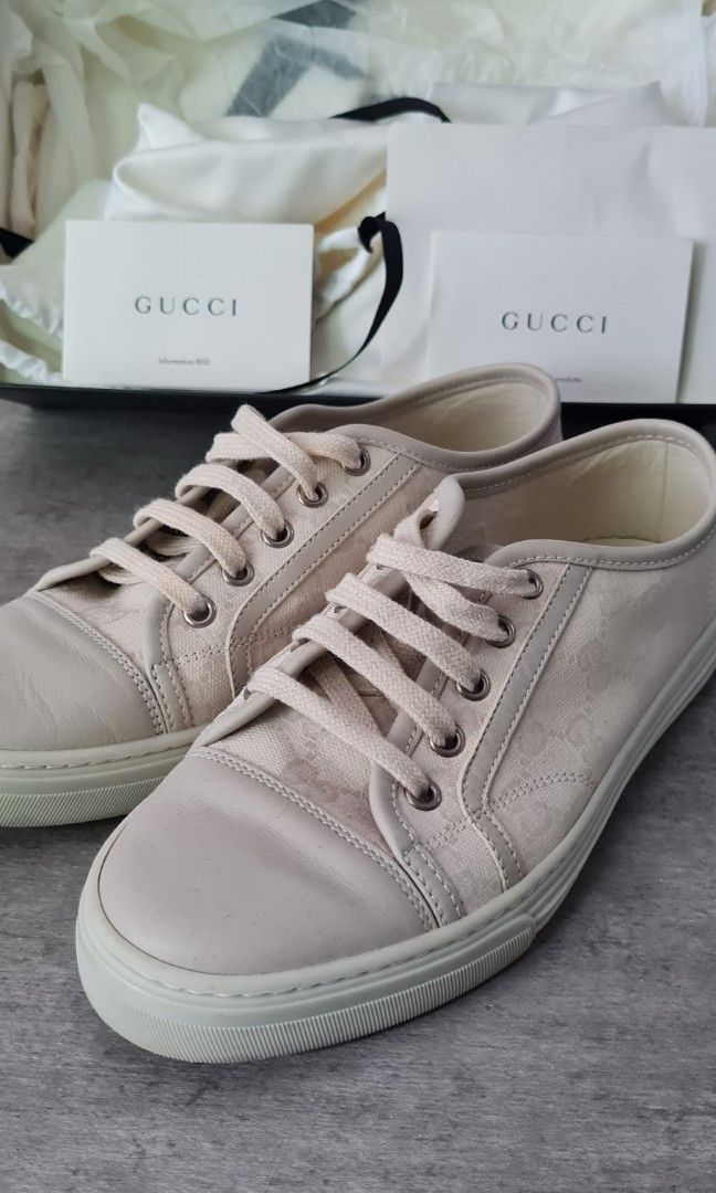 White clearance gucci runners