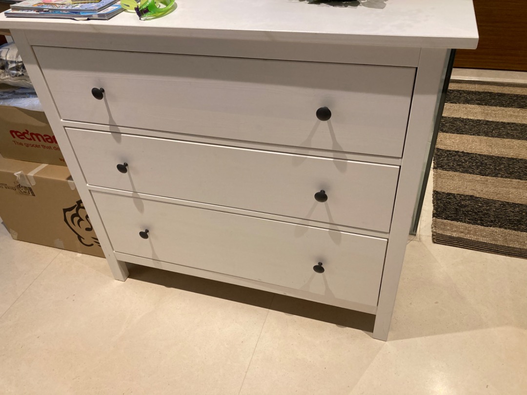 Hemnes 3 Drawer Chest, Furniture & Home Living, Furniture, Other Home