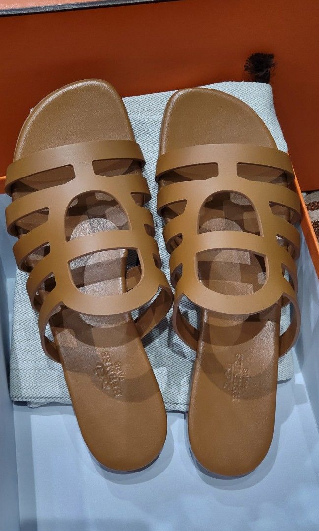 Hermes camellia sandals clearance