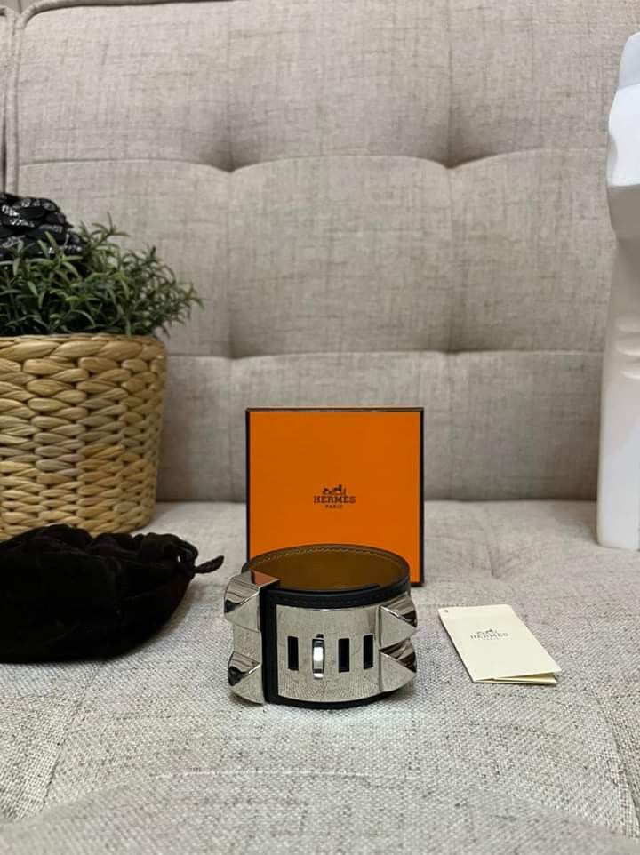 Hermes CDC Black PHW Stamp S (Category: Luxury Accessories) located in Manila. Submitted by bagislifeshop (Listing ID 1196775163, Image 2). Description: Rock this!!! 🖤🖤🖤🖤 On Hand in PH 🇵🇭 100% Authentic Hermes CDC Black PHW Stamp S Condition: 9/10 Comes with Box, Dustbag and Booklet.