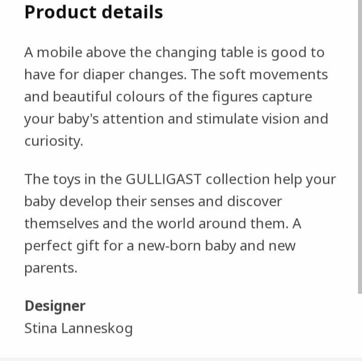 Ikea Baby Mobile, Babies & Kids, Infant Playtime on Carousell