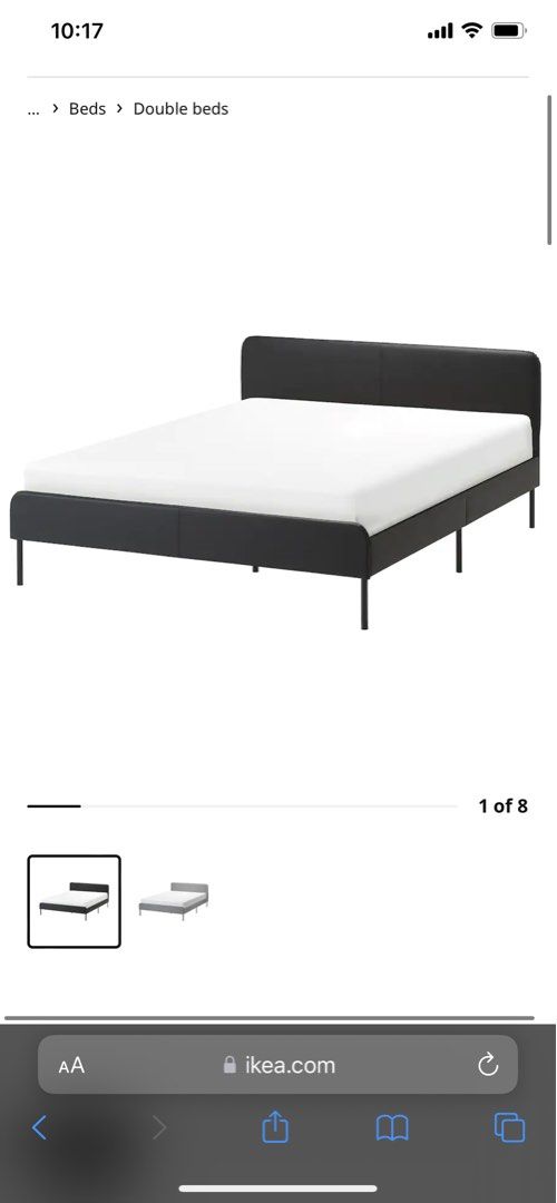 IKEA BED, Furniture & Home Living, Furniture, Bed Frames & Mattresses