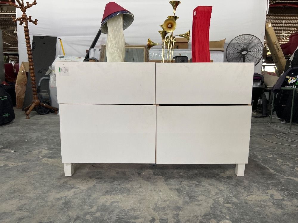 IKEA BESTA 2-Tier Drawer White Colour / IKEA BESTA Laci 2 Tingkat Warna ...