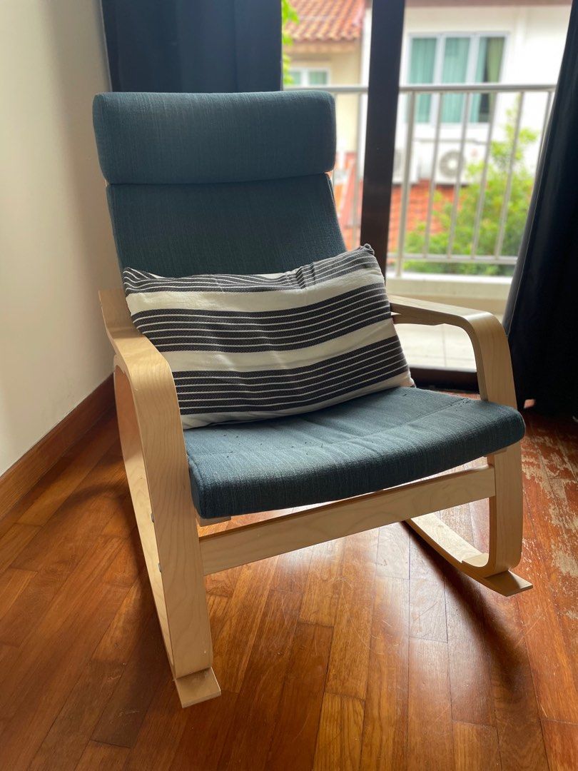 Ikea rocking chair, Furniture & Home Living, Furniture, Chairs on Carousell