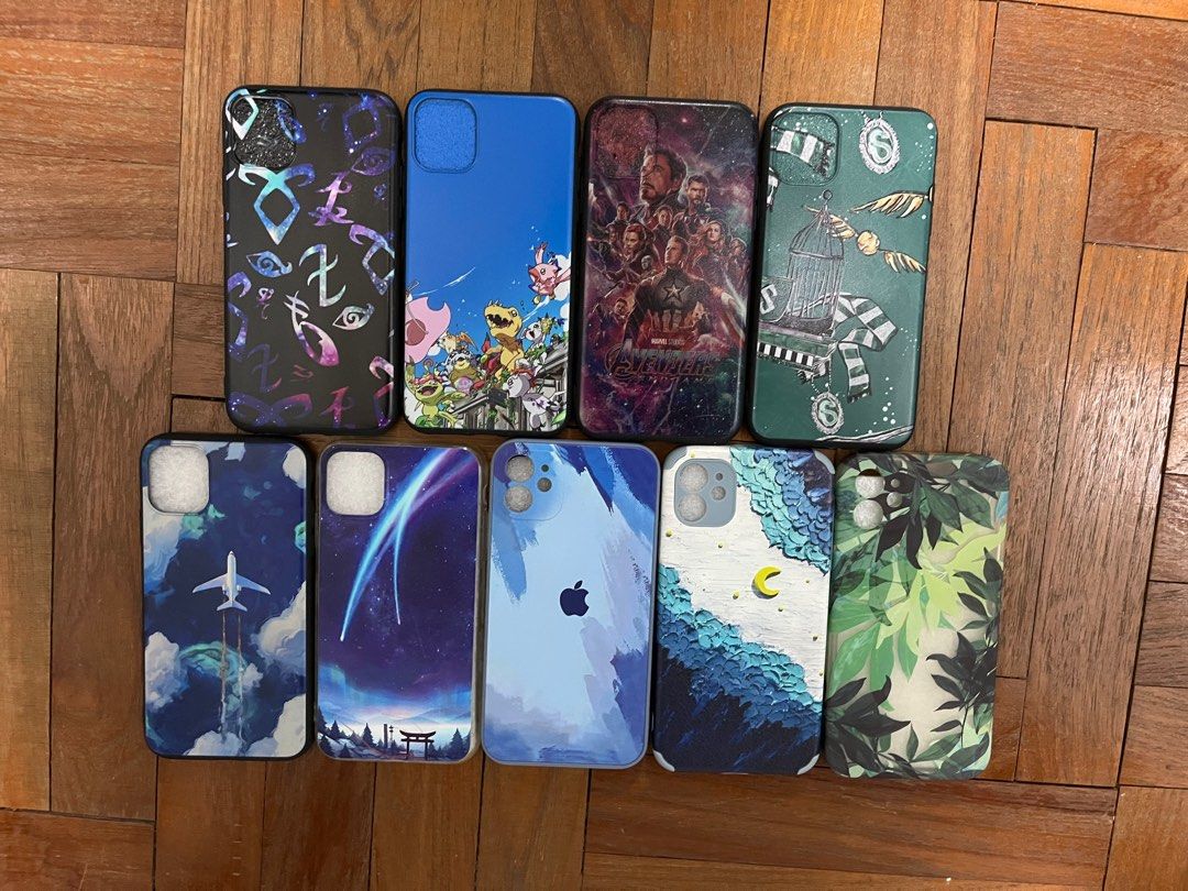iPhone 11 Case (Green, Blue, Black, Leaves, Marble, Watercolour, Sky,  Space, Aeroplane, Marvel Avengers, Shadowhunters, Harry Potter Slytherin,  Digimon), Mobile Phones & Gadgets, Mobile & Gadget Accessories, Cases &  Sleeves on Carousell