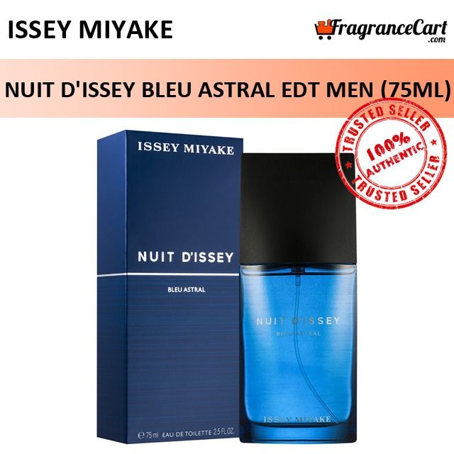  Issey Miyake Nuit D Issey for Men Eau De Toilette Spray, 2.5  Fluid Ounce : Beauty & Personal Care