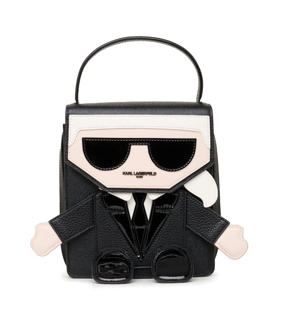 Karl Lagerfeld Paris Ikons Karl Crossbody In Black, Luxury, Bags ...