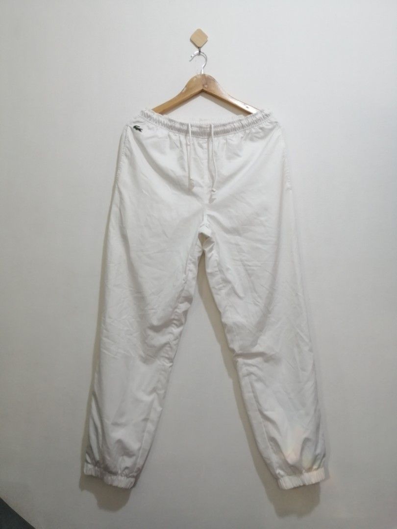 Lacoste Nylon Track pants Ankle zip