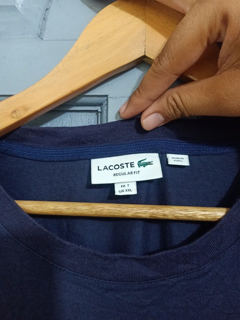 LACOSTE SIZE 7, Men's Fashion, Tops & Sets, Tshirts & Polo Shirts on ...