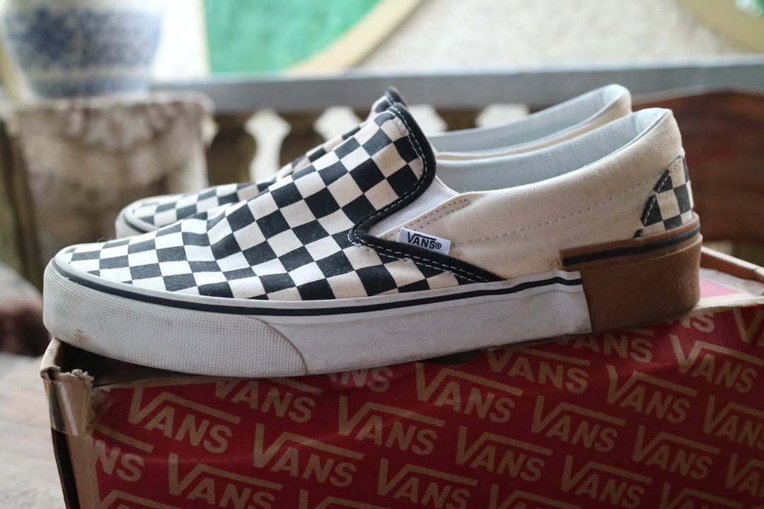 Legit Vans Checkerboard Slip on Size 10.5 Men s Fashion