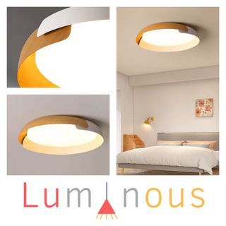 Legna 3 Natural Led Ceiling Light
