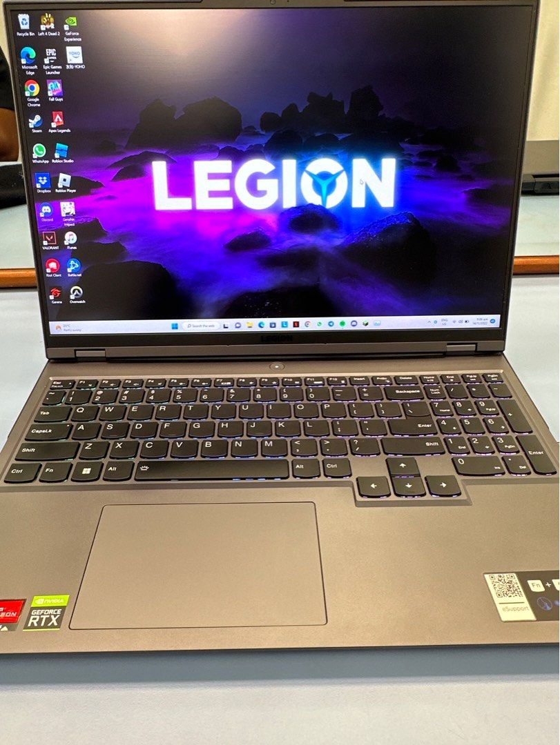 Lenovo Legion Slim 5 16´´ R7-7840HS/16GB/512GB SSD/RTX 4070 Gaming Laptop  Clear