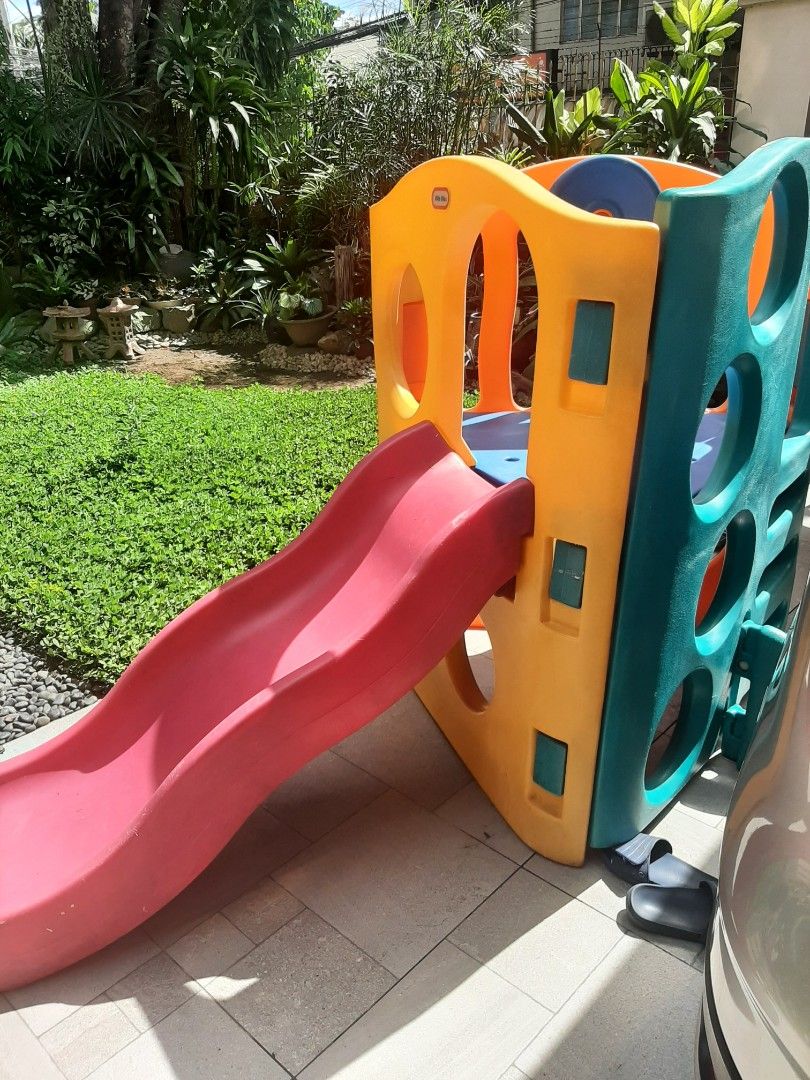 Little Tikes slide with playarea and climber Babies Kids