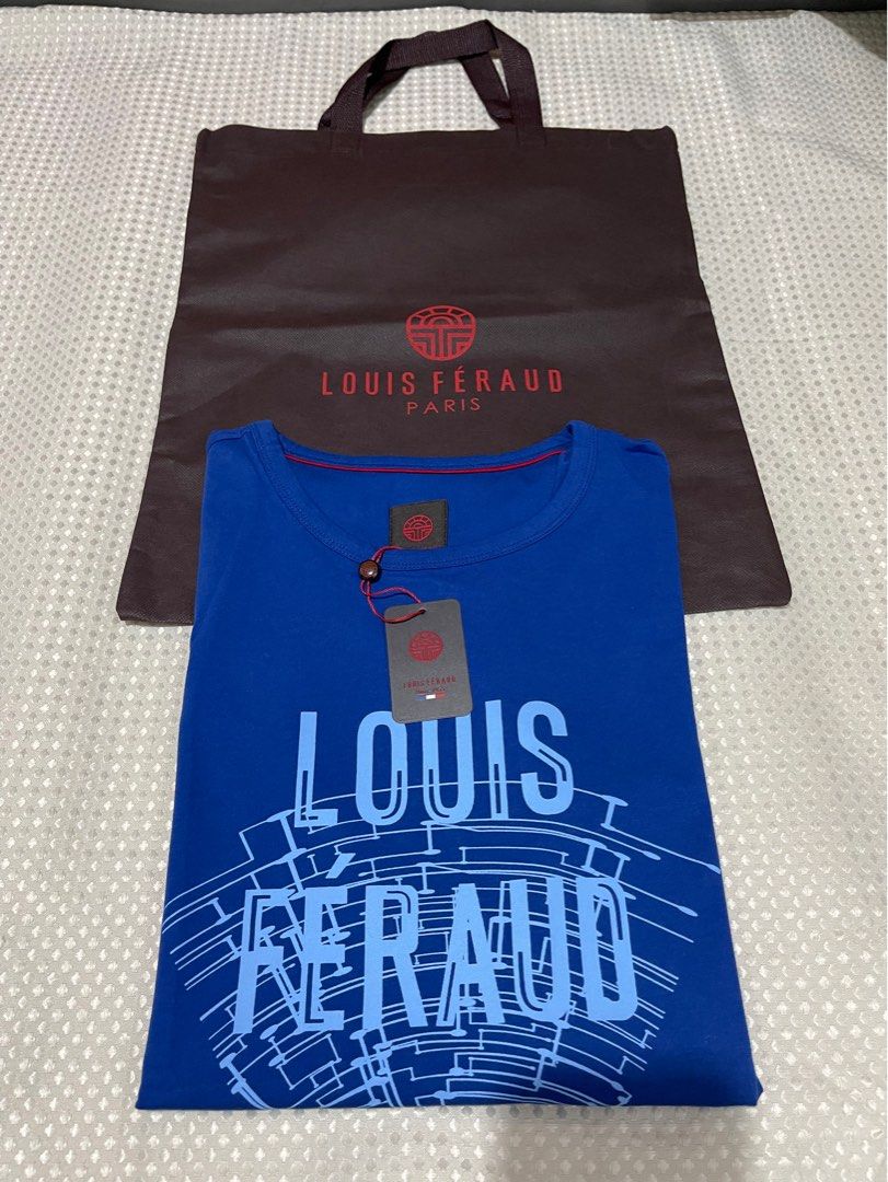 Louis Feraud Polo Shirt Purple Medium, Luxury, Apparel on Carousell