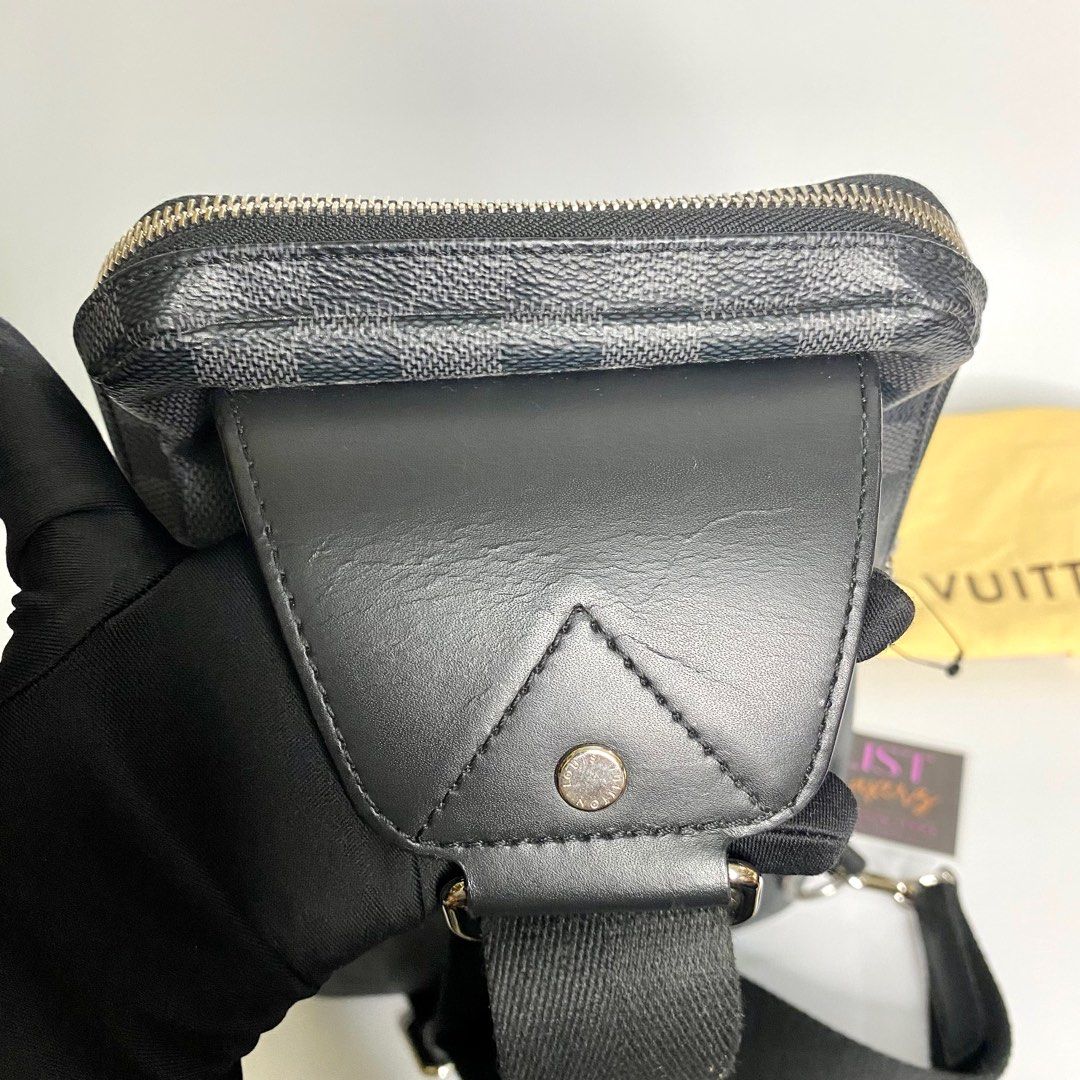 Louis Vuitton Damier Graphite Avenue Sling Bag 48lk43 For Sale at