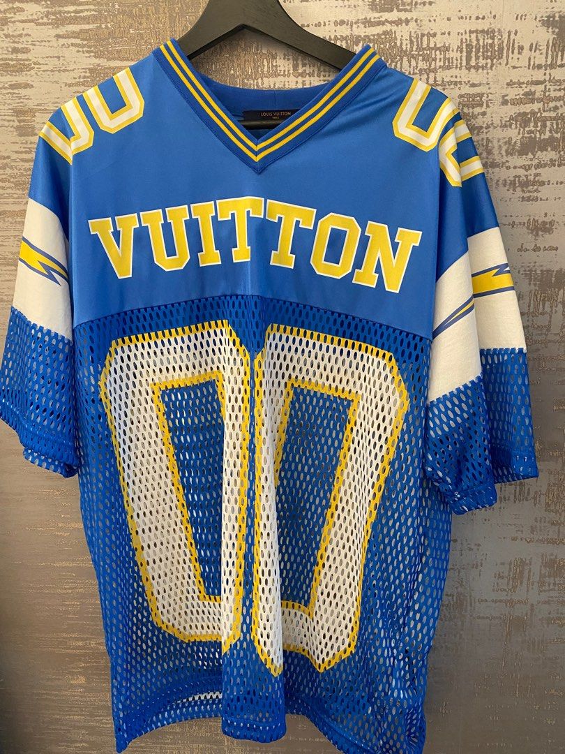 Louis Vuitton 2022 Hockey Jersey T-Shirt w/ Tags - Blue T-Shirts
