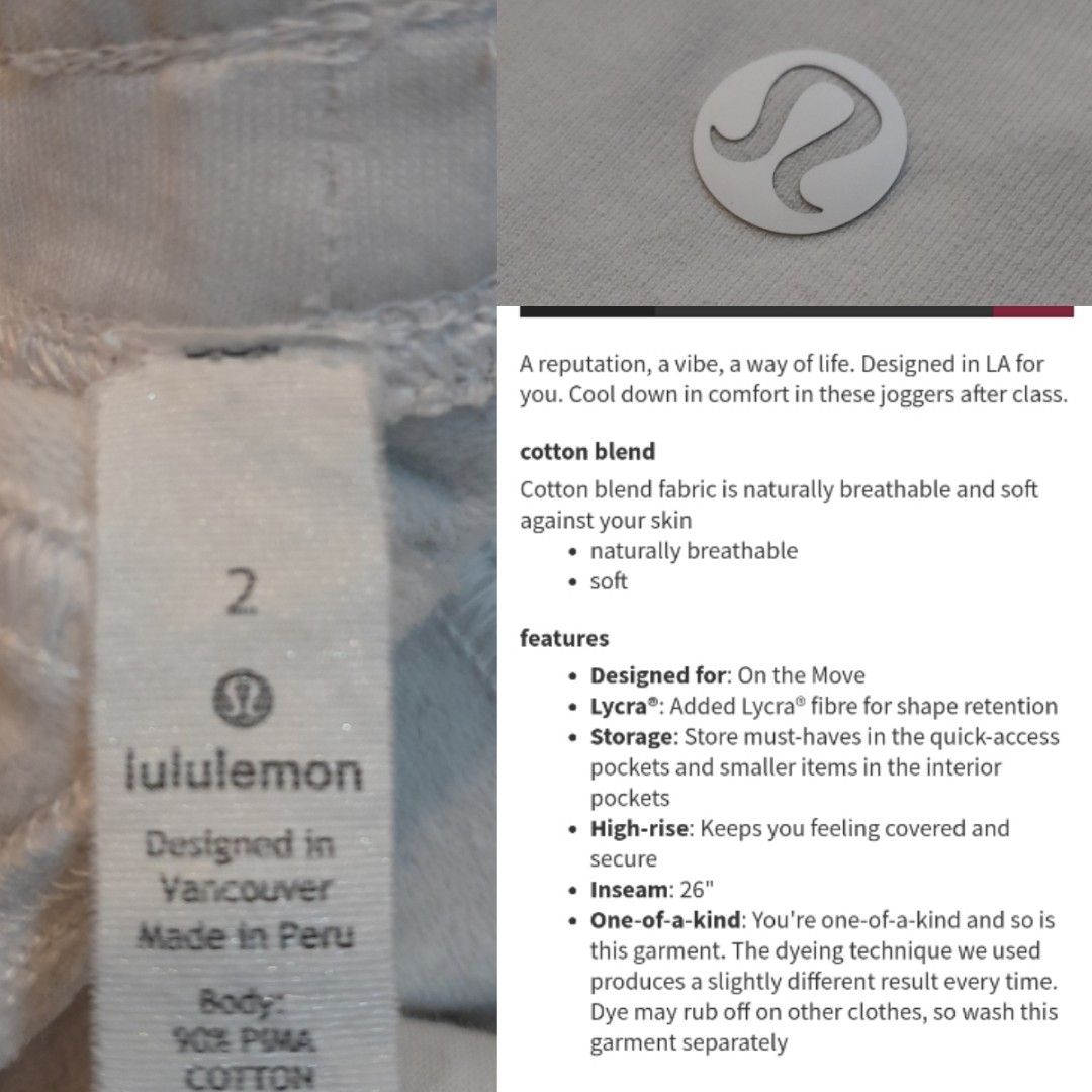 La sweat pant lululemon cheap