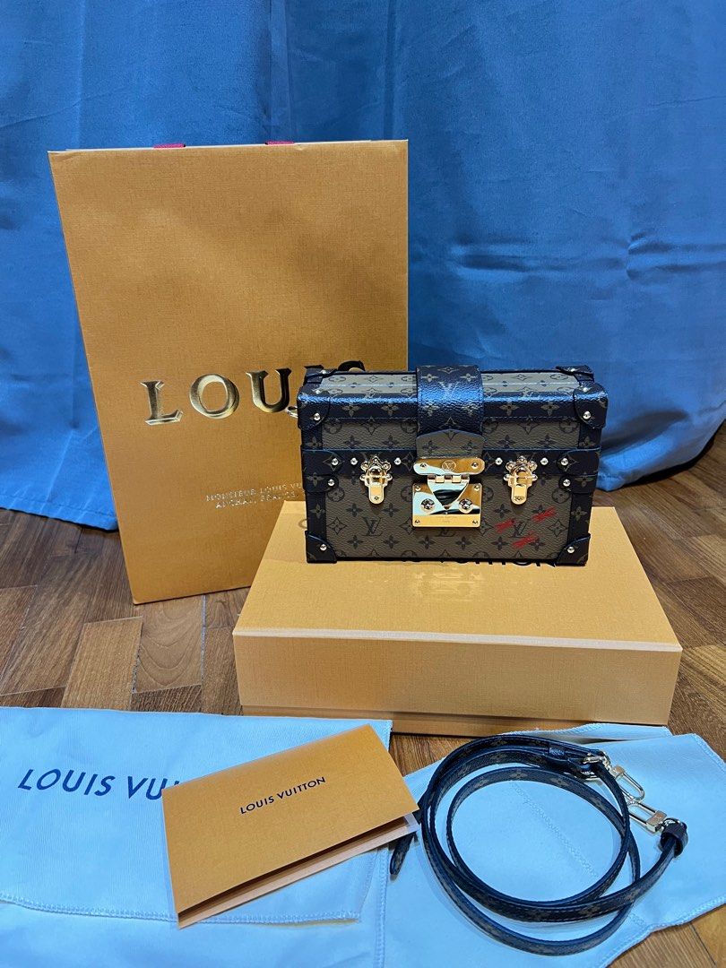 LV Petite Malle Reverse Monogram , Luxury, Bags & Wallets on Carousell
