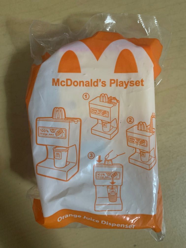 Macdonalds orange juice dispenser, Hobbies & Toys, Toys & Games on
