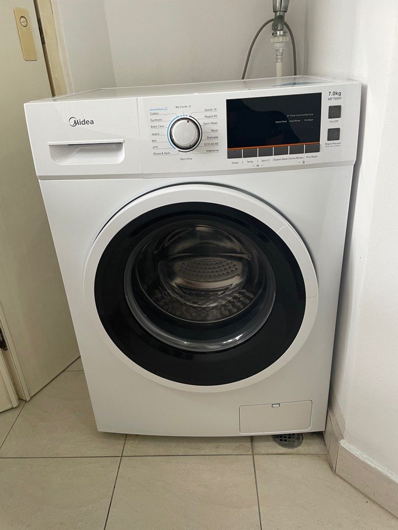 Midea Front Load Washing Machine 7kg, TV & Home Appliances, Washing Machines and Dryers on Carousell