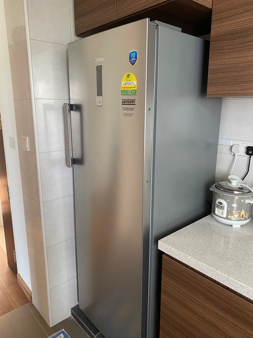 Midea upright freezer 232L, TV & Home Appliances, Kitchen Appliances